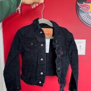 Levi's Kids Black Denim Jacket